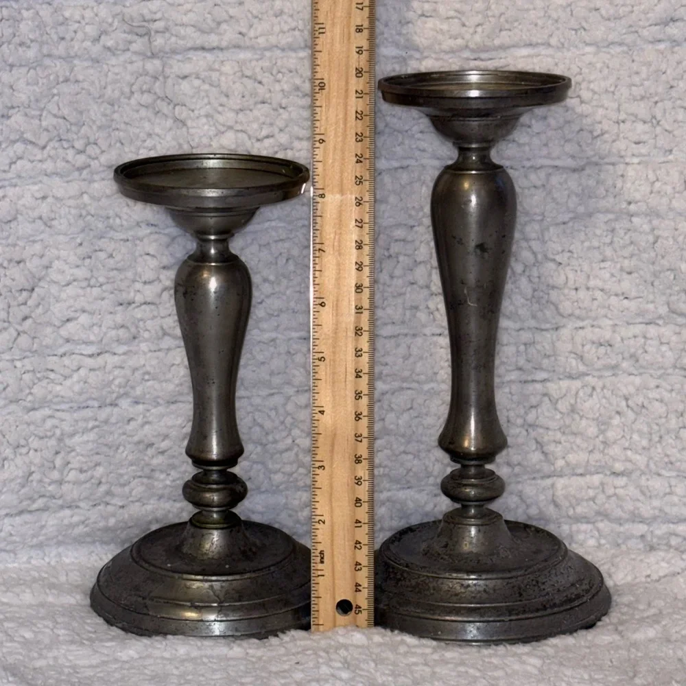 Restoration Hardware Candle Pillar Holders
